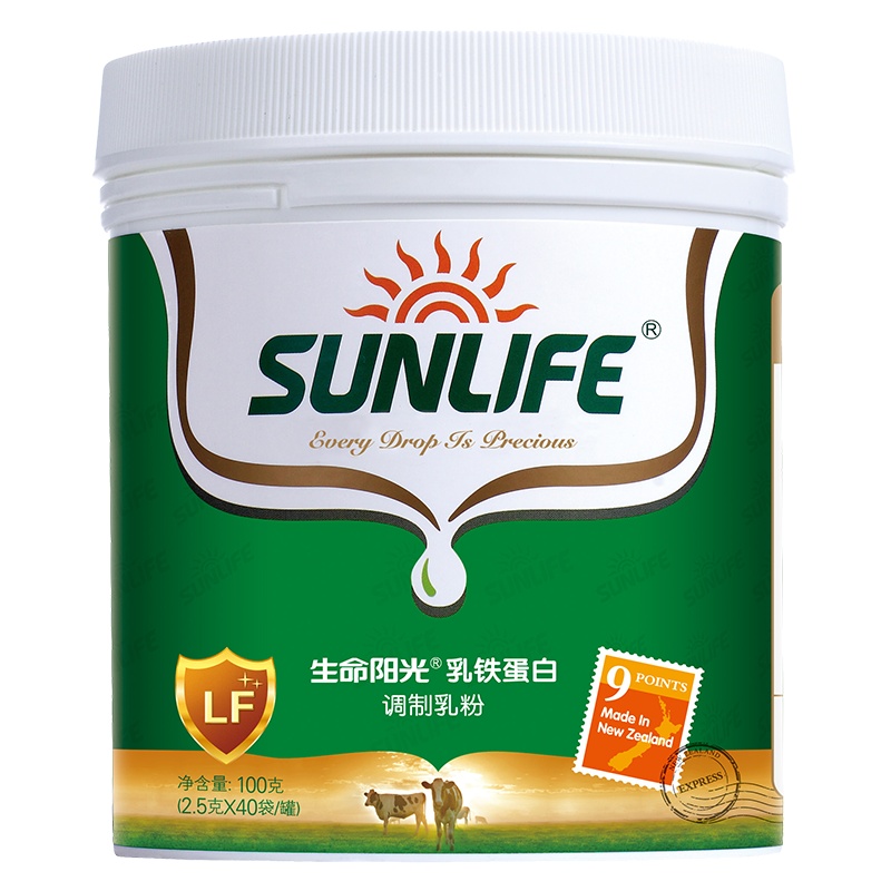 生命阳光 乳铁蛋白调制乳粉100克(40*2.5g/袋)