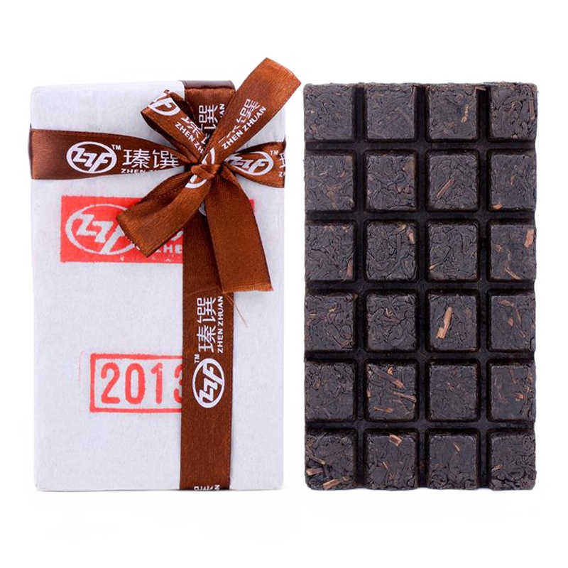 瑧馔 2013年 春茶 藏茶 黑茶 边茶 送禮佳品 西蜀雅贡  绿盒260克