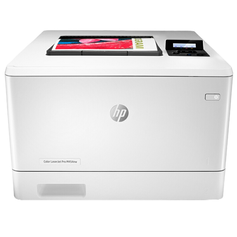 惠普（HP）M454nw A4激光彩色打印机 无线WIFI打印 网络打印 家用商用办公打印 惠普M452nw升级产品 惠普（hp)M454dn/454dw/454nw打印机系列
