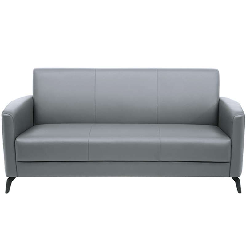 迪欧 DIOUS 现代简约 商务办公接待沙发 会客家具 灰色 西皮 三人位沙发JF009-2