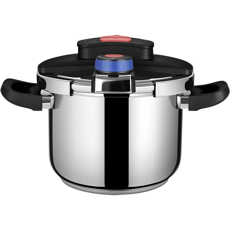 炊大皇(COOKER KING) 压力锅 YL6S 双耳 6L大容量压力锅 加厚锅体 360度任意开合 3级安全防护