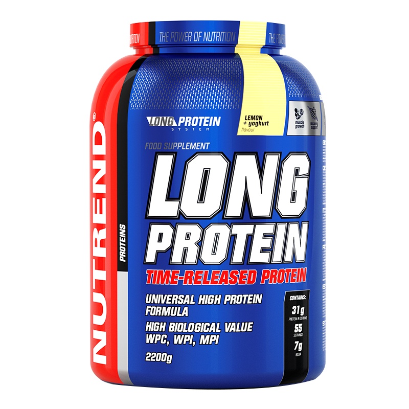 Nutrend诺特兰德缓释酪蛋白粉增健肌粉运动健身男女乳清蛋白质营养粉柠檬酸奶味