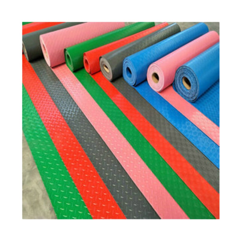 PVC地垫 定制 长宽8*2m厚度2.4mm绿色人字纹