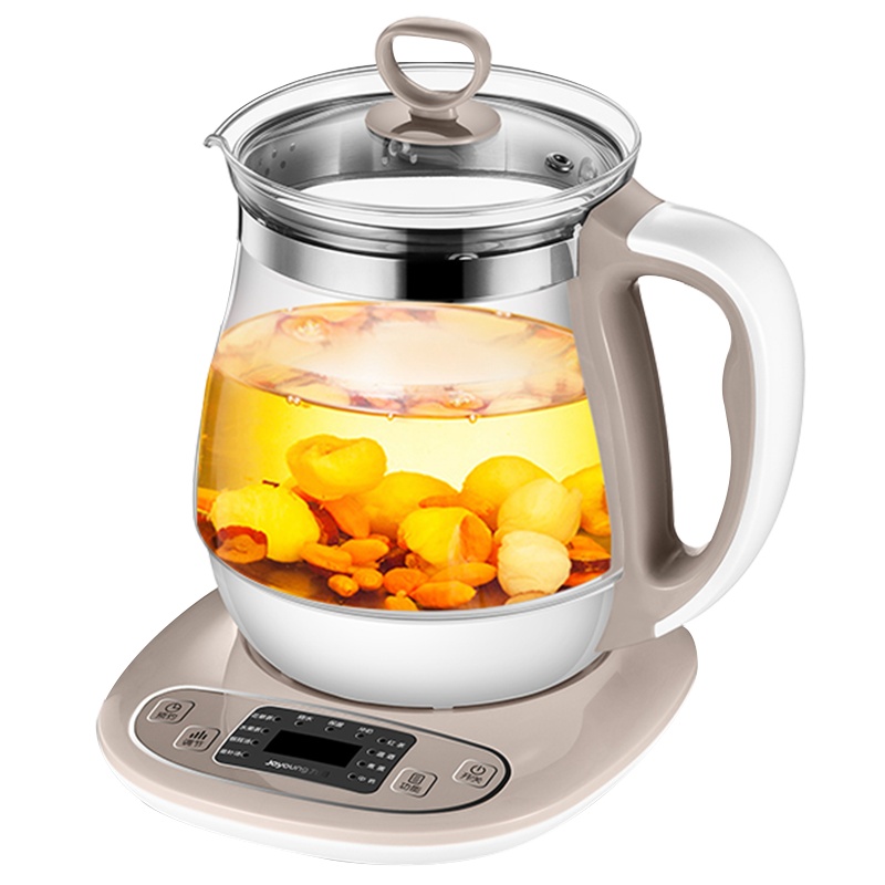 九阳（Joyoung）养生壶D65 提壶记忆 智能预约 触控面板 高硼硅玻璃 1.5L煎药壶花茶器煲茶壶电水壶