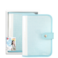 得力(deli)欧阳娜娜同款32K96张胶套按扣手账本 小清新精装本日记本记事本笔记本子