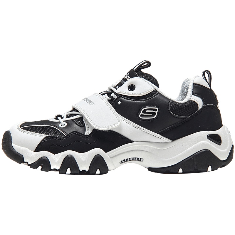 Skechers斯凯奇女大童休闲鞋黑色低帮运动鞋996301L