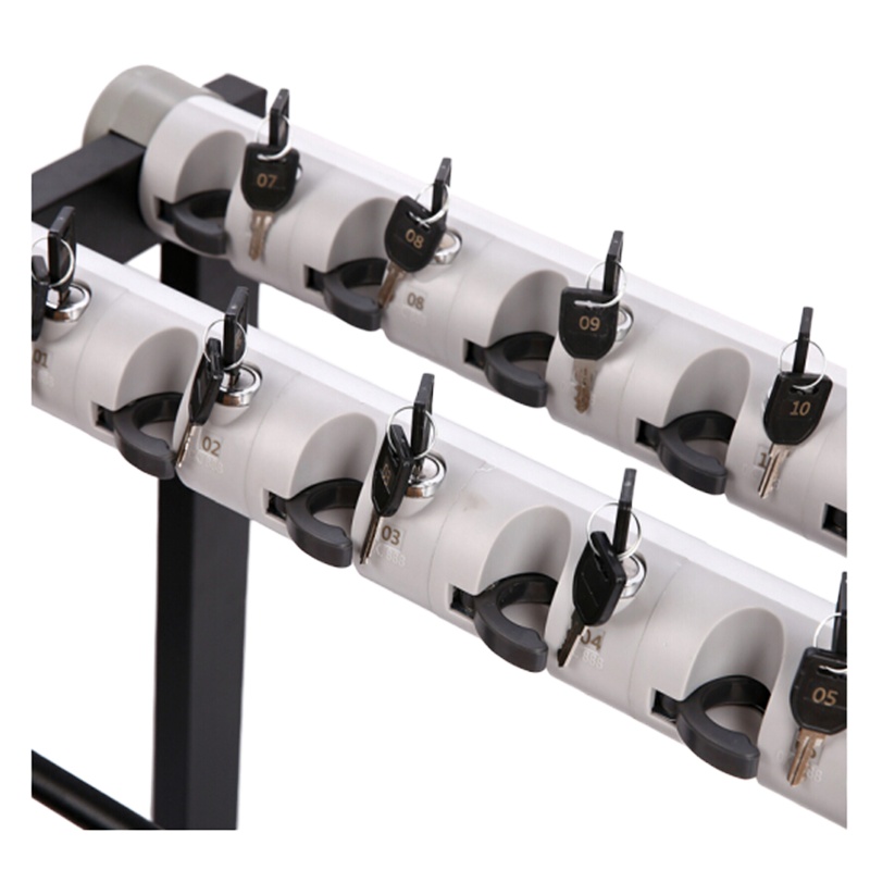 伞收纳架金属锁芯雨伞带锁防丢 存放架加厚铝合金雨伞架 12头