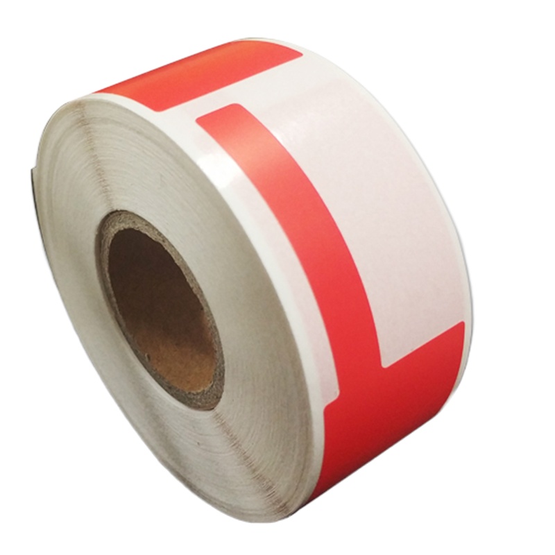 开仰 线缆标签不干胶标签纸38*25+40mm/200片/卷 红色(单位:卷)