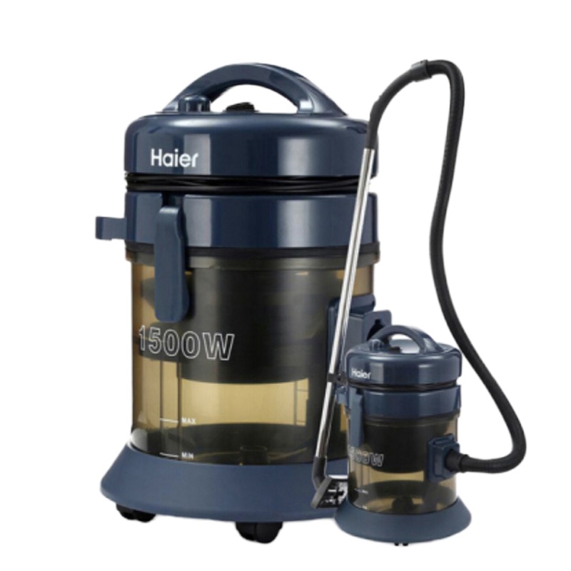 海尔(Haier)桶式吸尘器ZTBJ1500-0201 水过滤 干湿两用式 1500W家庭宾馆公司