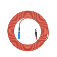 千天(QANTOP)光纤跳线 电信级光纤熔接收发器尾纤 光端机适用 SC-FC多模单芯- QT-GXTX242