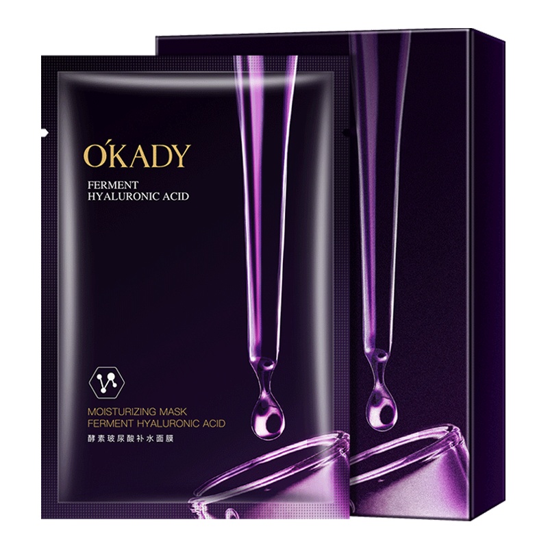 OKADY 酵素玻尿酸补水面膜10片