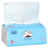 洁顺美面巾纸 抽纸 家庭用纸177mmx166mm 4层 300张40包 细腻顺滑