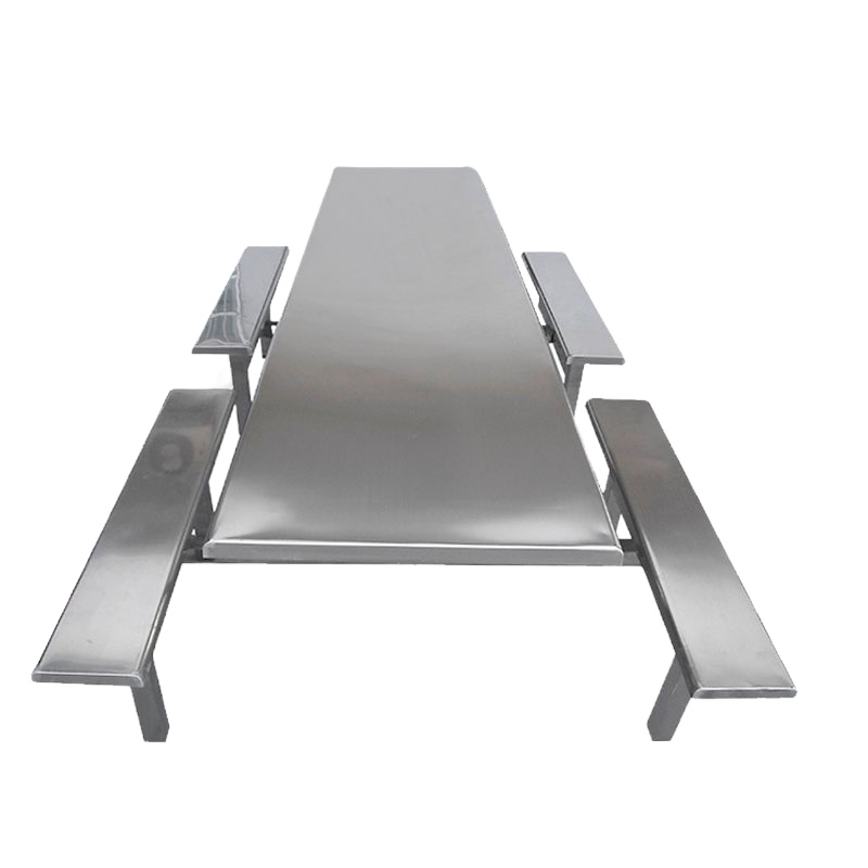 Autofull不锈钢餐台椅 8人餐桌 四合一不锈钢304