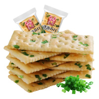 垦丁旺 无蔗糖香葱苏打饼干 儿童零食代餐 400g/箱 特惠五箱装
