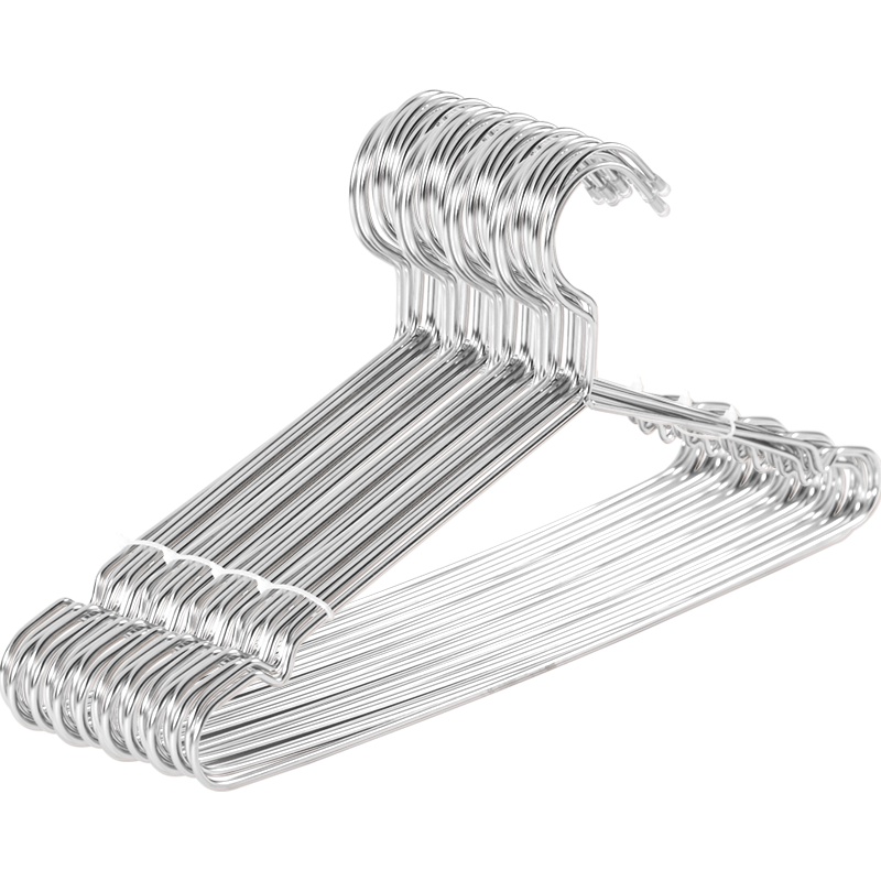 邦禾 304不锈钢实心衣架 晾衣架 衣挂 衣服架 裤架 衣撑晒挂衣架