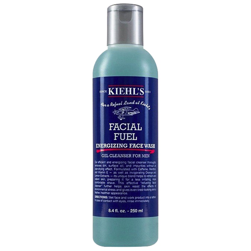 [ 醒肤抗倦]Kiehl's 科颜氏 男士 洁面净肤啫喱 250ml/瓶 深层清洁