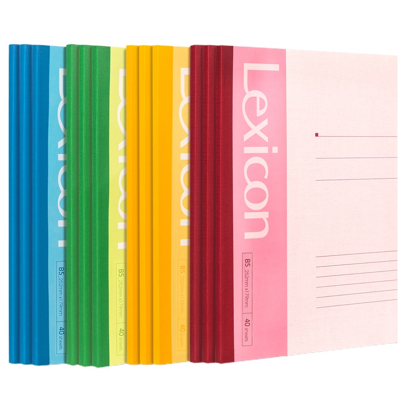 得力(deli)12本B540张无线装订软抄本记事本 工作笔记本子文具办公用品 7662