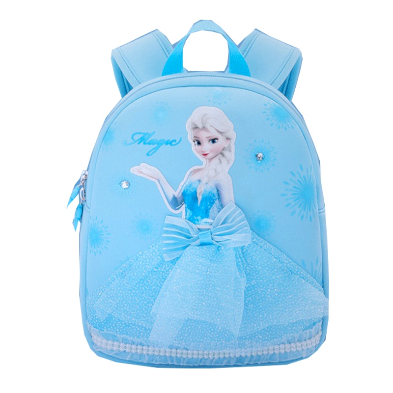 迪士尼(DISNEY)幼儿园书包三到六岁小女孩轻便双肩包宝宝可爱公主儿童背包