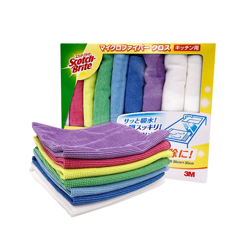 3M超细纤维居家洁净布 8片/盒 1盒