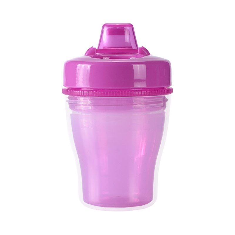 迪芽双层隔热小孩儿童喝水杯带盖宝宝水杯婴儿学饮杯鸭嘴杯