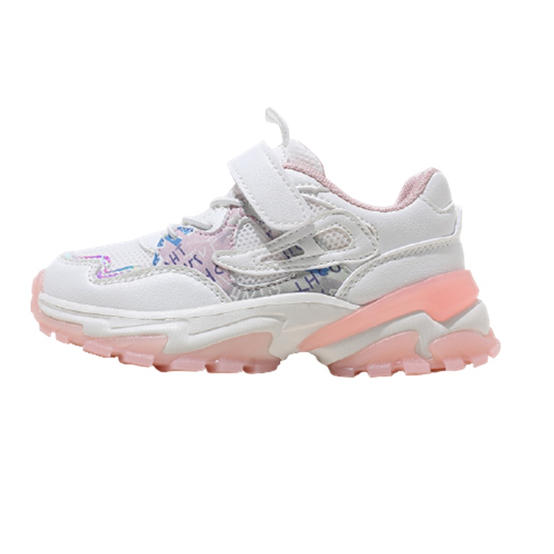 芭芭鸭儿童运动鞋女童鞋透气网鞋男童休闲鞋新款中大童鞋