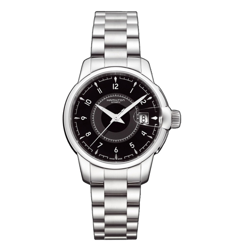 汉米尔顿(Hamilton)瑞士手表爵士系列钢带自动机械男士手表H40415135
