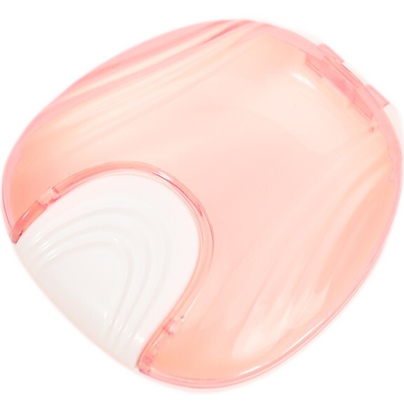 雅克菱Y-Kelin 正畸保持器盒牙套盒按压式贝壳款新颖牙套盒(粉色)