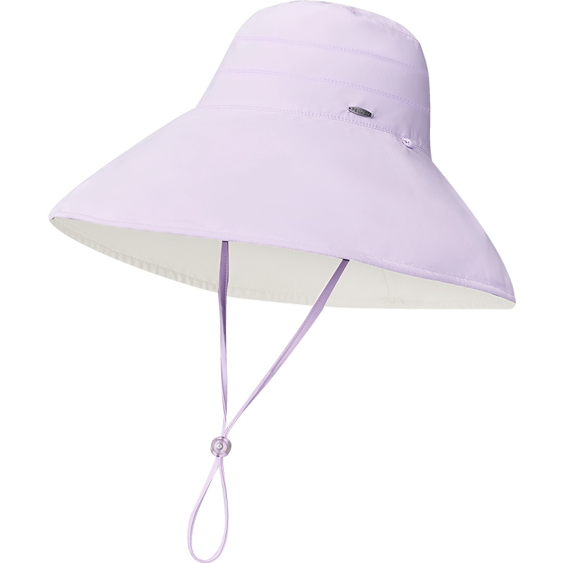 伯希和户外防晒帽夏季新款防紫外线大帽檐遮脸百搭遮阳渔夫帽子