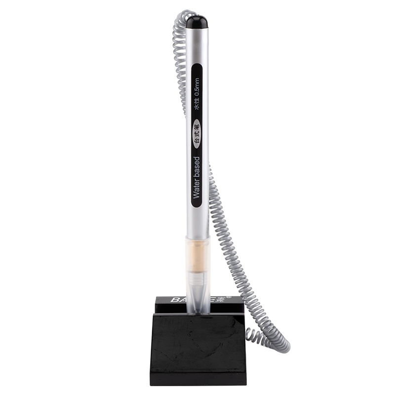 宝克(baoke)中性笔NO650水性笔台笔0.5mm可定做印刷签字笔中性笔柜台笔