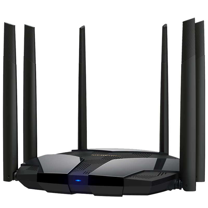 水星D128G双频无线路由器黑1200M六天线(单位:个)