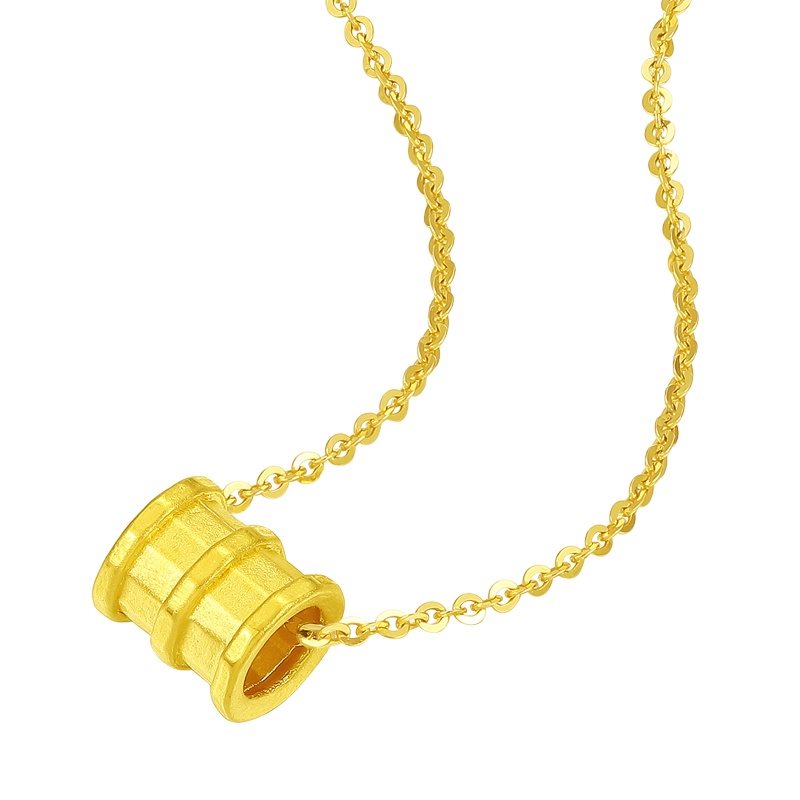 壹仟俩黄金吊坠网红小蛮腰 足金999 3D硬金 定价