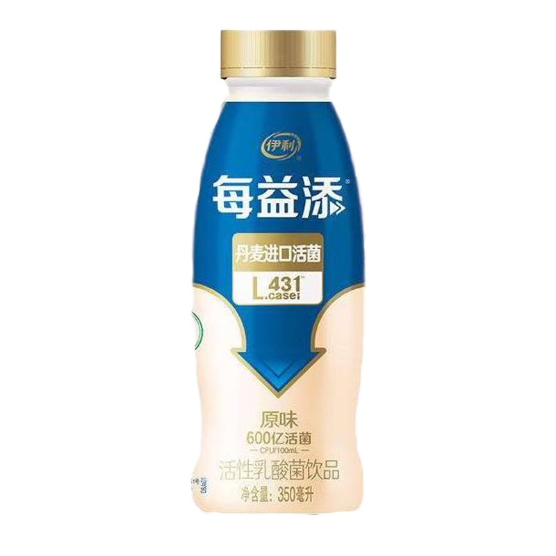 伊利每益添活性乳酸菌饮料原味--全糖350ml