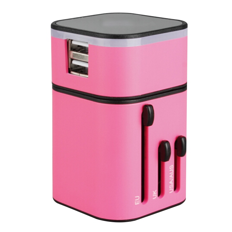 恩谷 双USB全球转换器3A EG-701