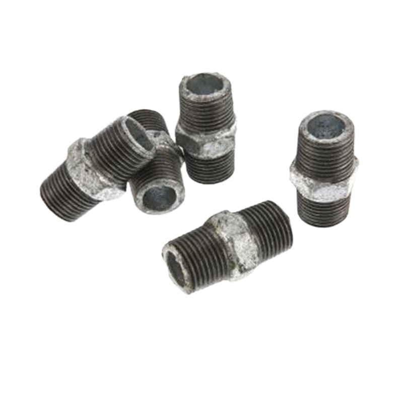 建支 国标热镀锌对丝/外接头玛钢 20mm (6分 3/4) 20个