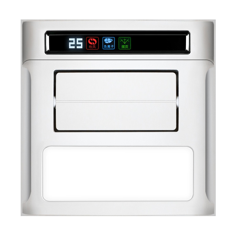 厨房凉霸负离子照明遥控摆页款通风换气扇适合集成吊顶式普通吊顶式