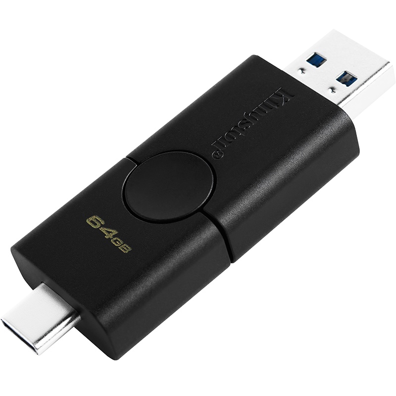 金士顿(Kingston)64GB手机U盘 DTDE闪存 Type-C USB双接口优盘 64G高速安卓USB3.2优盘