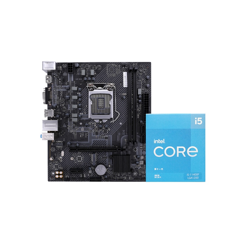 七彩虹H510M-K M.2 V20主板+英特尔i5-11400F CPU主板套装