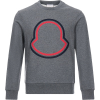 MONCLER 盟可睐 男士 棉质圆领长袖卫衣运动衫 F2 091 8G76210 80985