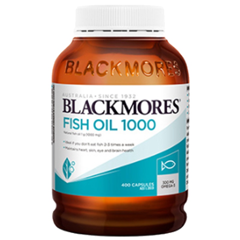 BLACKMORES 澳佳宝 深海鱼油胶囊 1000毫克 400粒/瓶 澳洲进口 深海鱼油
