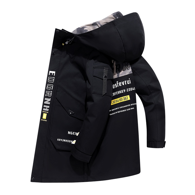 羅蒙(ROMON)夹克男2021秋季新款连帽男士休闲外套男装韩版潮流上衣外套