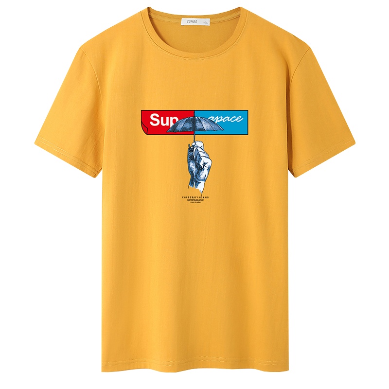 AEMAPE苹果 2020新款夏季男士上衣休闲潮流短袖夏装百搭t恤