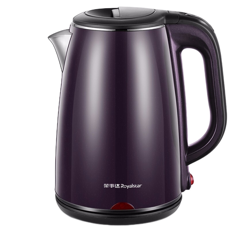 荣事达(Royalstar)电水壶热水壶电热水壶304不锈钢1.8L容量双层GS18B10