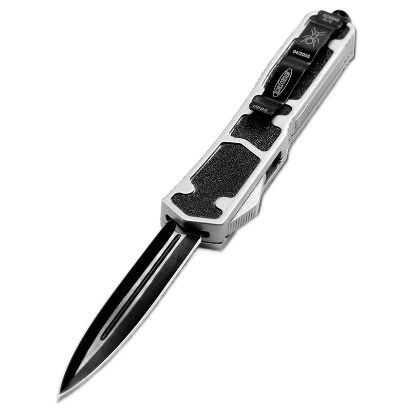 西户 微技术 蚂蚁刀 全刃双锋刀 户外刀具 银色