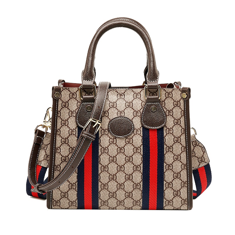 ITSK女包2020新款欧美简约手提包复古印花单肩包大容量女士斜挎托特大包