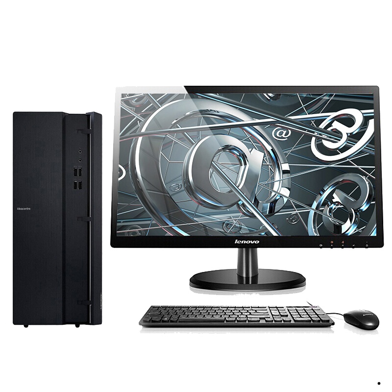 联想(Lenovo)擎天T510A 英特尔酷睿i5 (i5 8G 1T WIFI 蓝牙) 21.45英寸显示器 商务办公学习个人家用企业采购台式机电脑