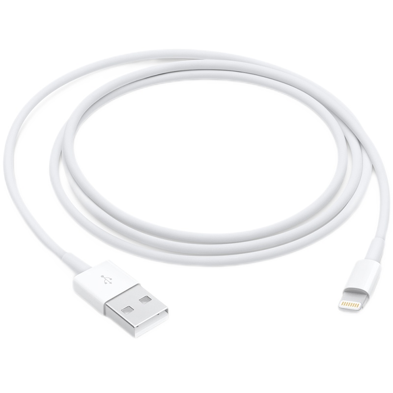 Apple 原装 Lightning/闪电转 USB 连接线 (1 米) 适用iPhone5/6/7/7P/8/8P/X