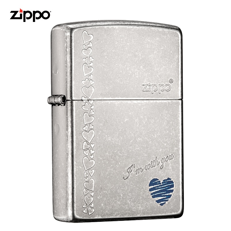 之宝(Zippo)打火机 红蓝心 煤油防风火机 环氧树脂填充 zbt-1-8 型号