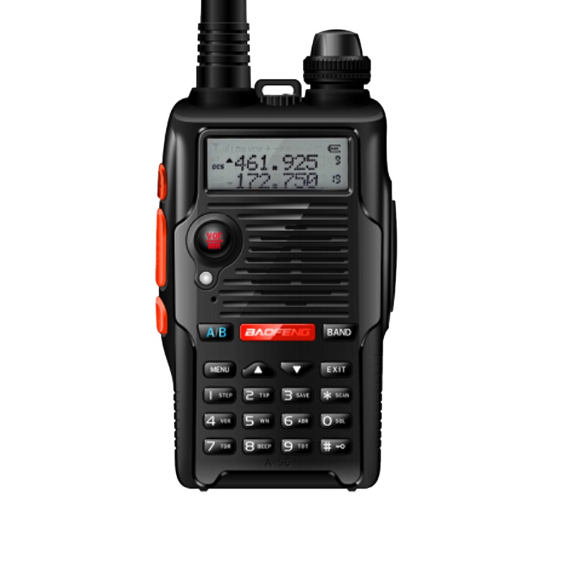 宝锋(BAOFENG)BF-UV-5R五代 对讲机专业民用调频UV双段自驾户外 五代增强旗舰型-黄色