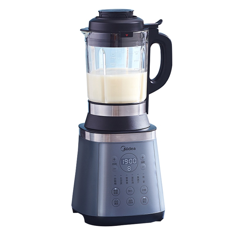美的(Midea) 破壁机MJ-PB13E511A 智能预约 8叶破壁刀 家用多功能加热五谷豆浆 果蔬榨汁机搅拌料理机