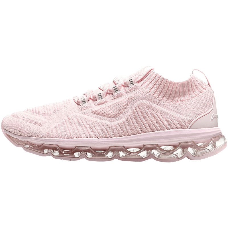 李宁剑影女子全掌气垫一体织减震跑鞋ARHM098-7